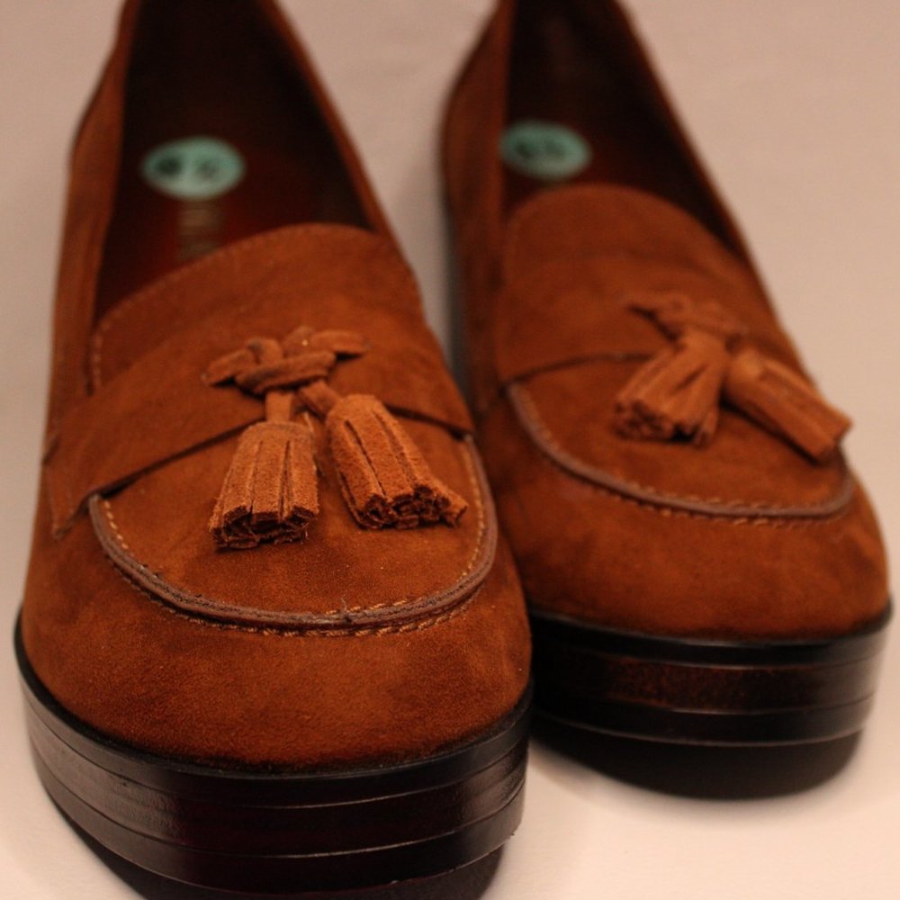 MIA LILLIANA NOVA PLATFORM LOAFER HEELS WITH TASSEL